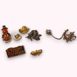 Vintage Assorted Antique Pin Set Collection